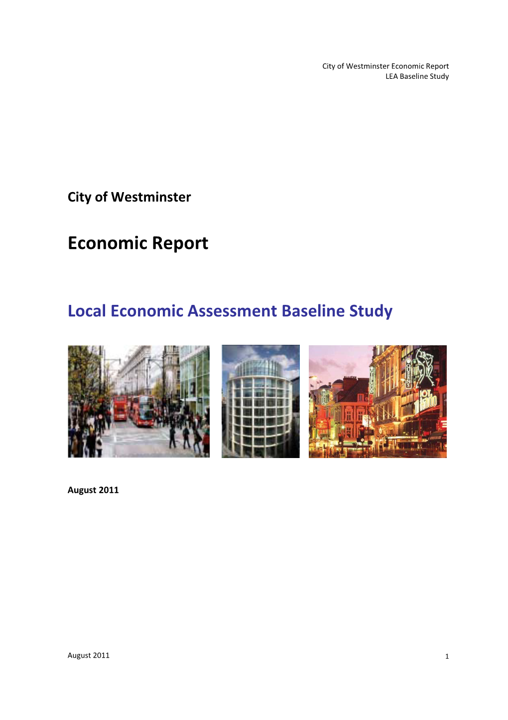 Economic Report LEA Baseline Study