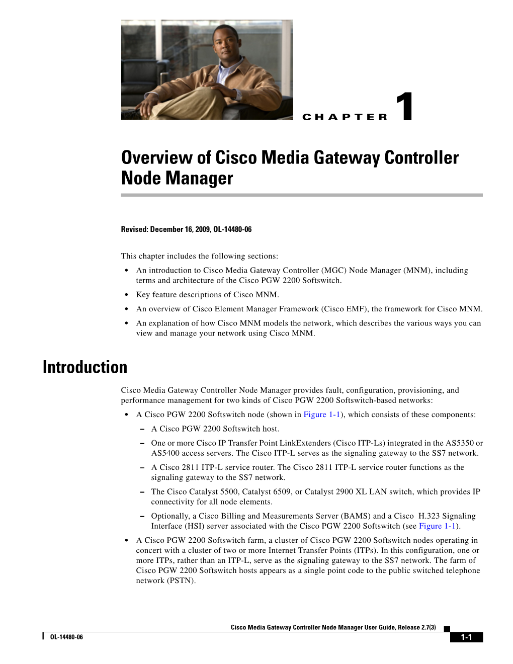 Overview of Cisco Media Gateway Controller Node Manager