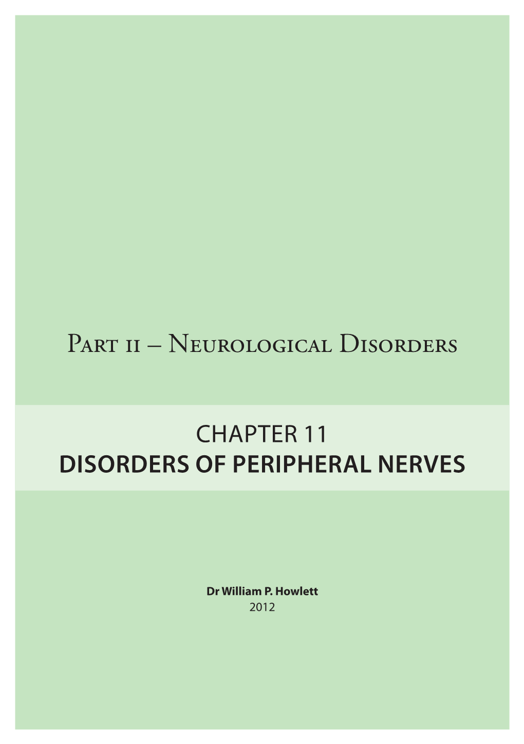 Part Ii – Neurological Disorders