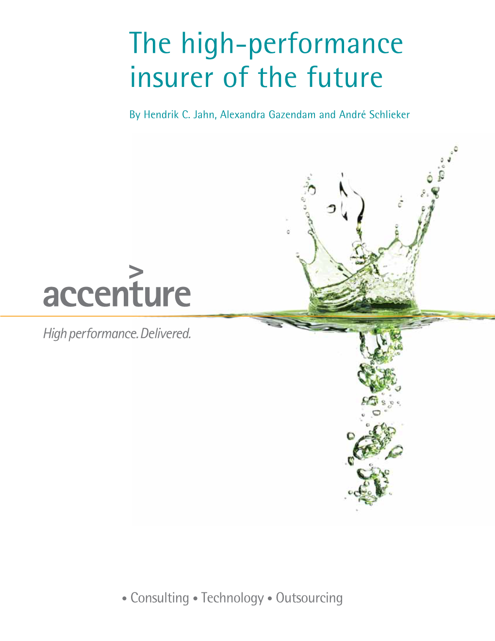 The High-Performance Insurer of the Future