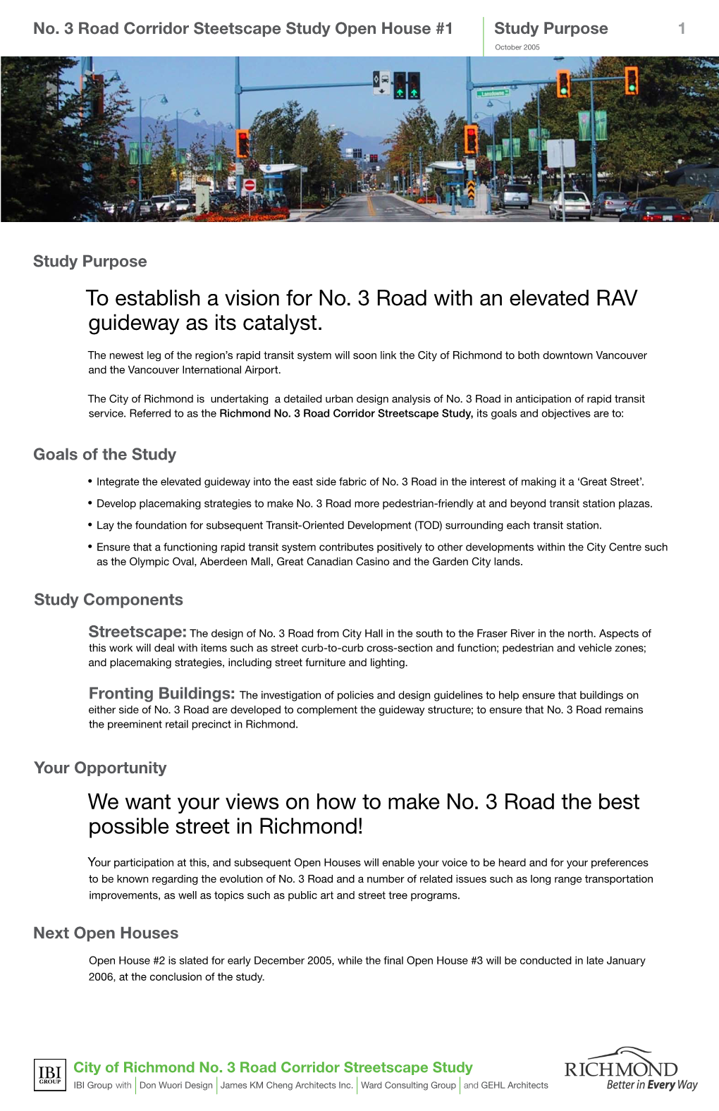 To Establish a Vision for No. 3 Road with an Elevated RAV Guideway As Its Catalyst