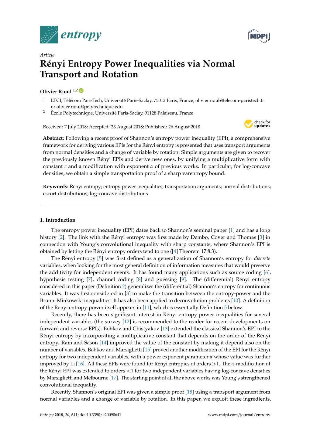 Rényi Entropy Power Inequalities Via Normal Transport and Rotation