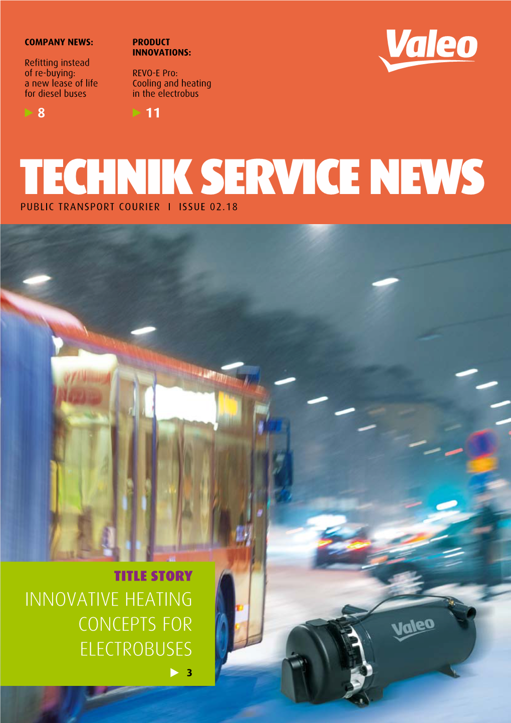 Technik Service News Public Transport Courier I Issue 02.18