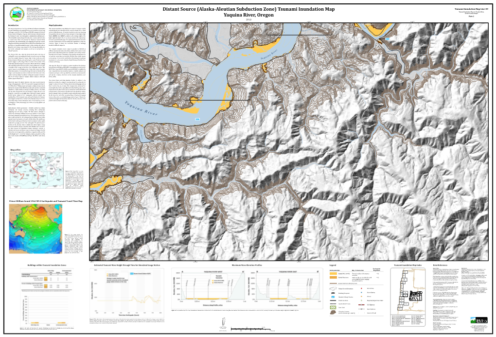 (Alaska-Aleutian Subduction Zone) Tsunami Inundation Map Yaquina