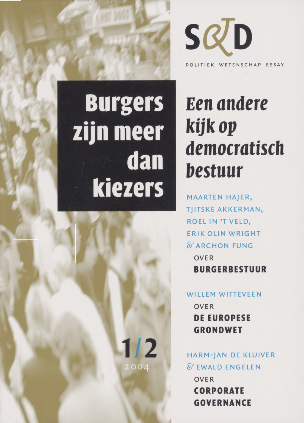 Burgers Zijn Meer Dan Kiezers I