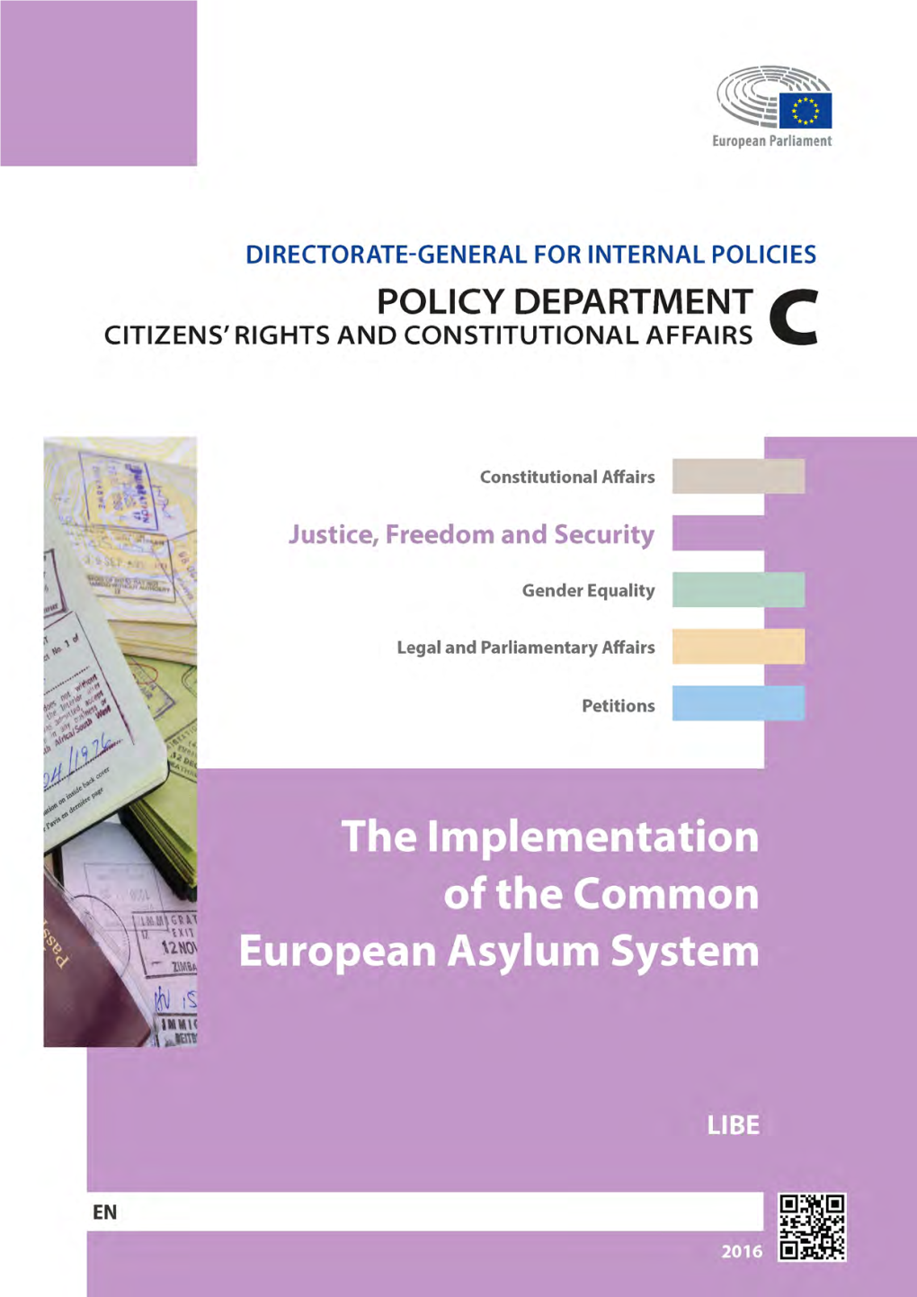 The Implementation of the Common European Asylum System