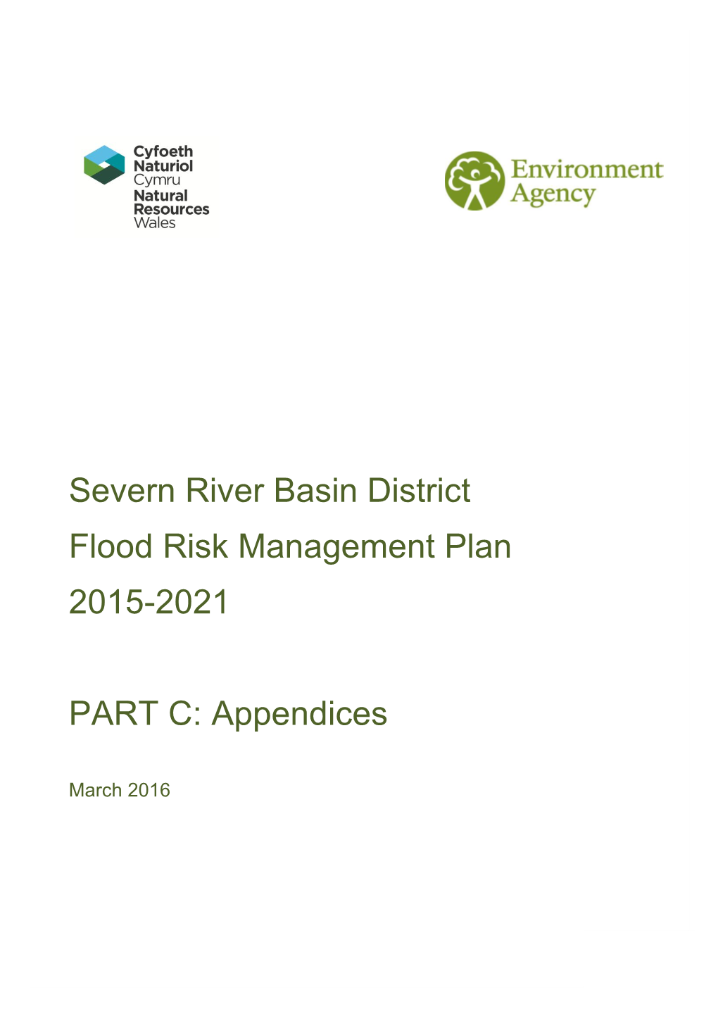 Severn River Basin District Flood Risk Management Plan 2015-2021