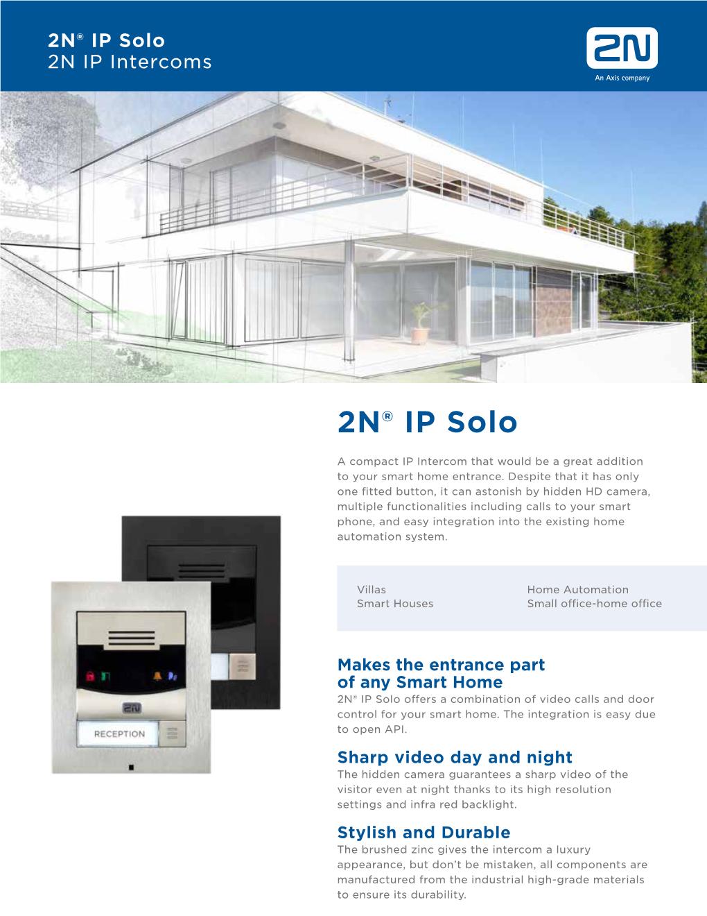 2N® IP Solo 2N IP Intercoms