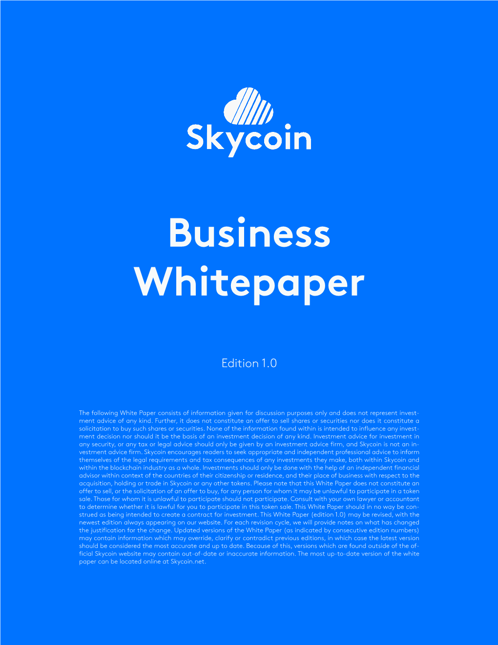 Business Whitepaper