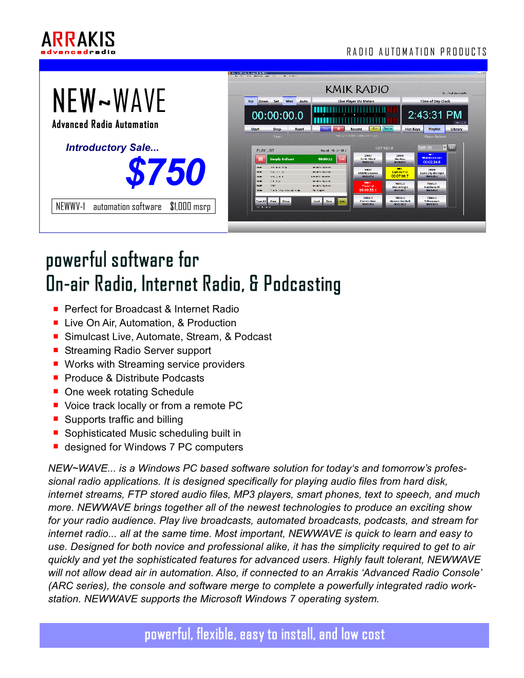 NEW~WAVE Advanced Radio Automation
