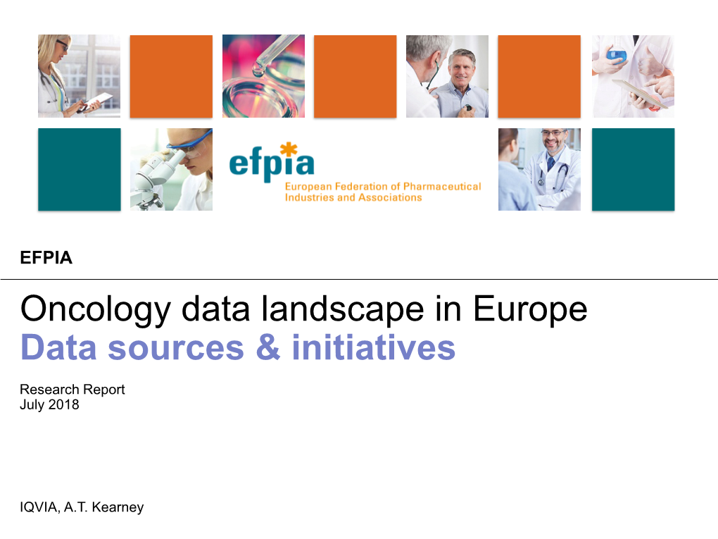 Oncology Data Landscape in Europe Data Sources & Initiatives