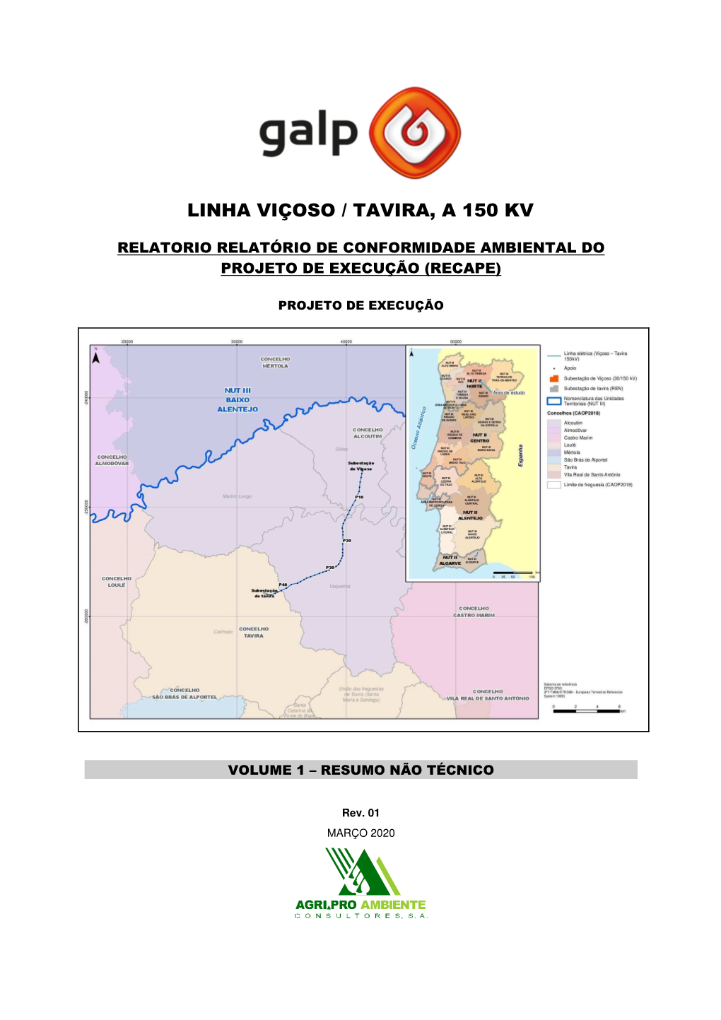 Linha Viçoso / Tavira, a 150 Kv