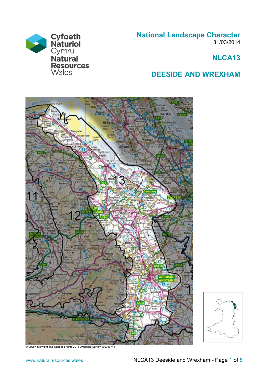 National Landscape Character NLCA13 DEESIDE and WREXHAM