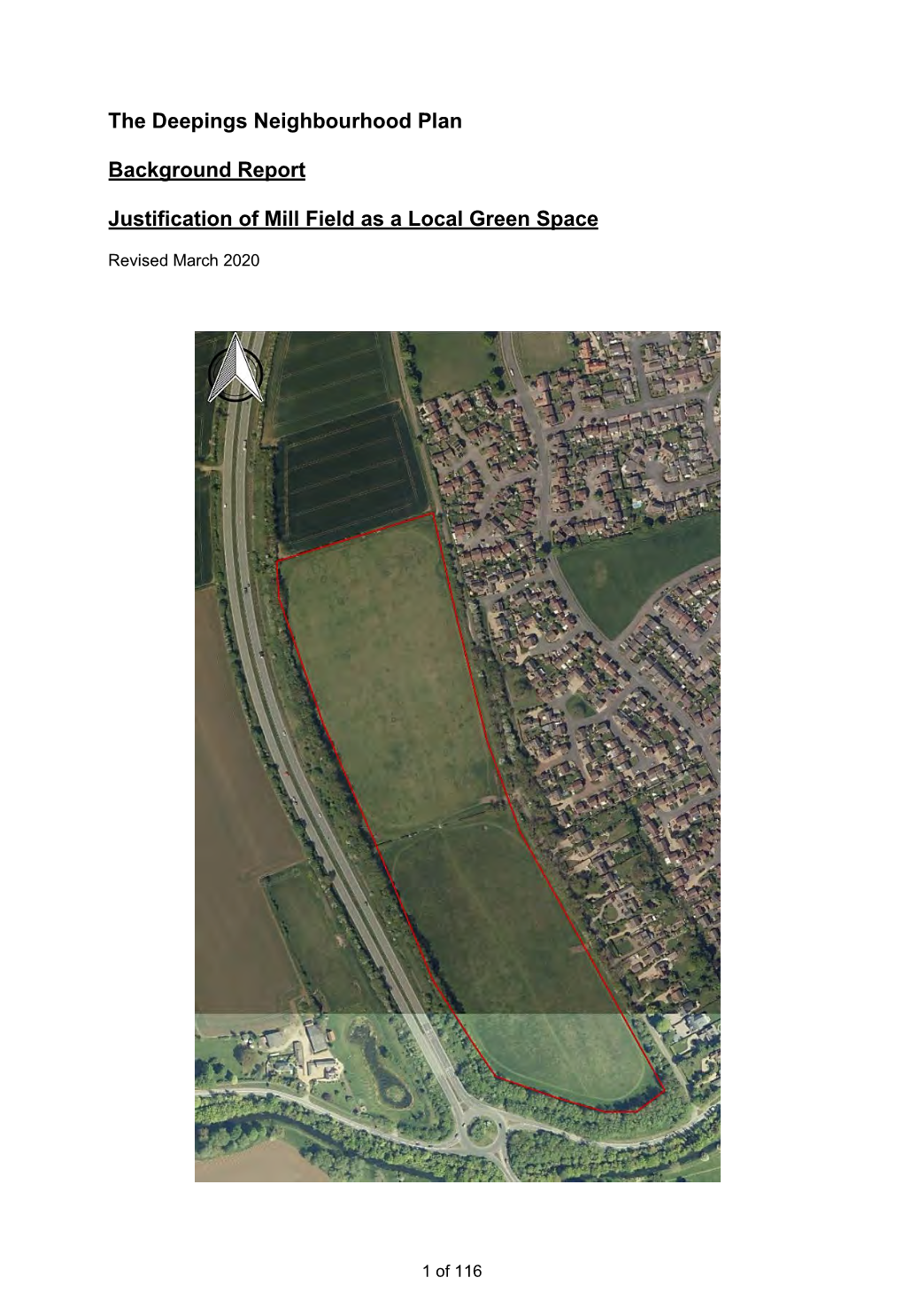 The Deepings Neighbourhood Plan Background Report Justification Of