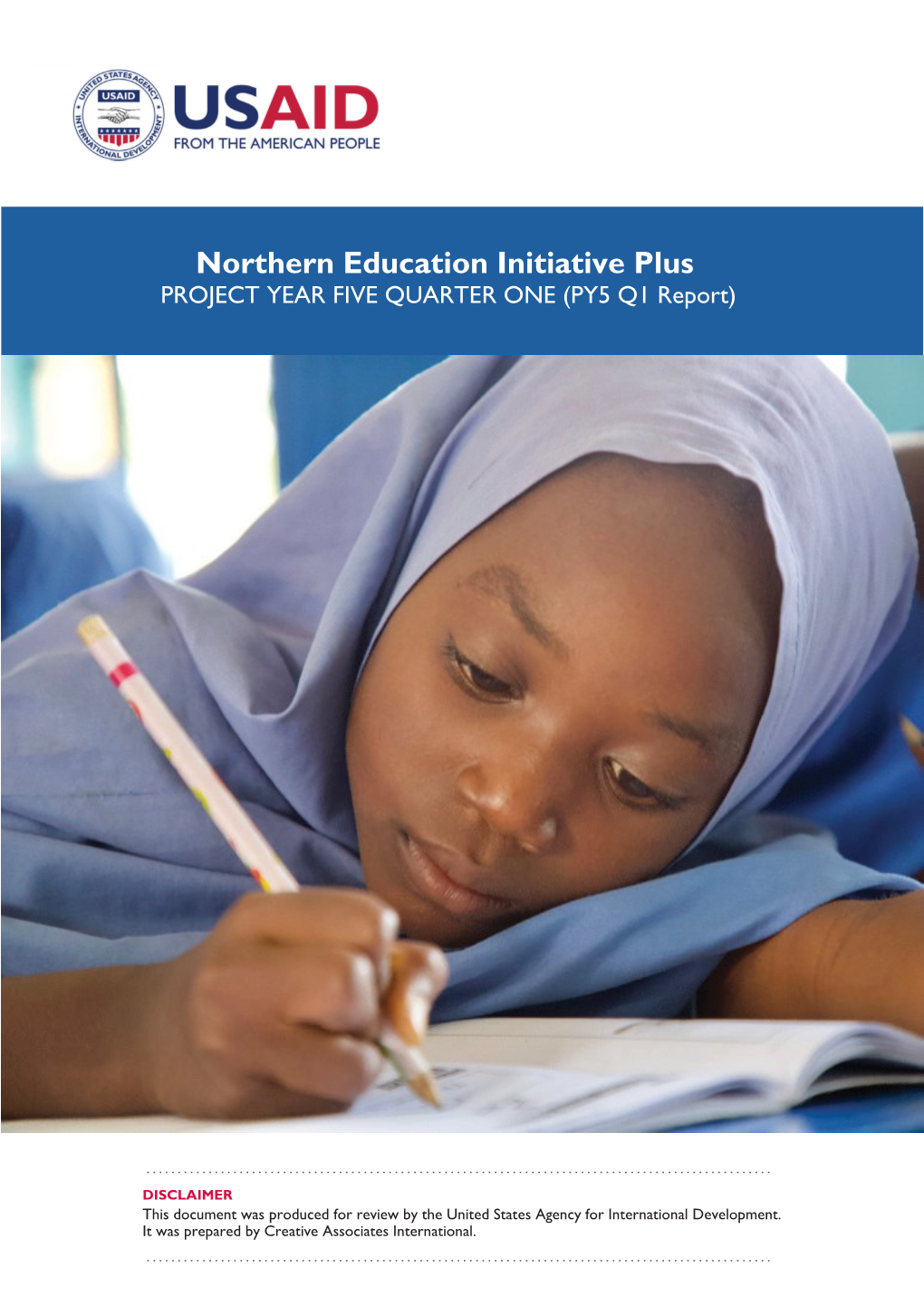 Northern Education Initiative Plus PROJECT YEAR FIVE QUARTER ONE (PY5 Q1 Report)