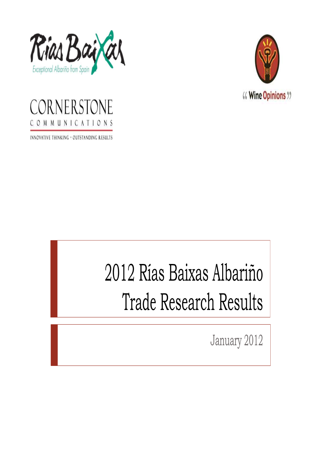 Trade Research Survey Results RB Presentation