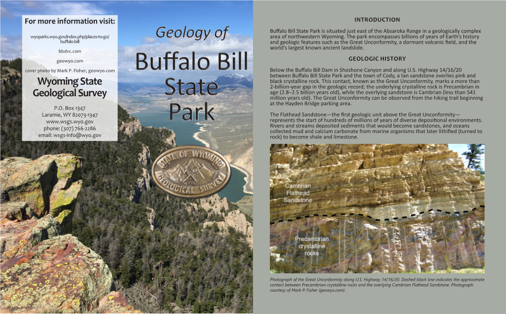 Geology of Buffalo Bill State Park