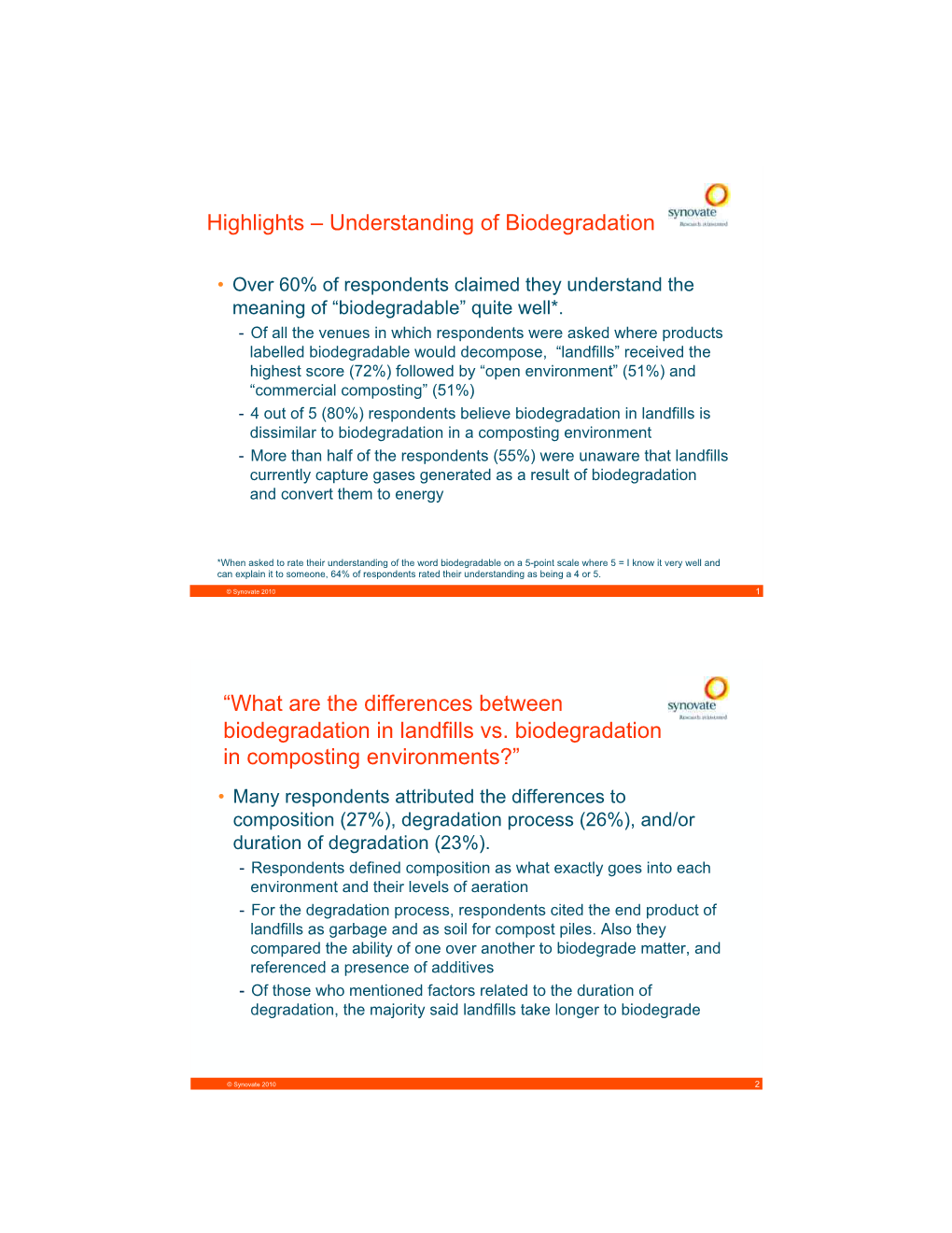 What Are the Differences Between Biodegradation in Landfills Vs