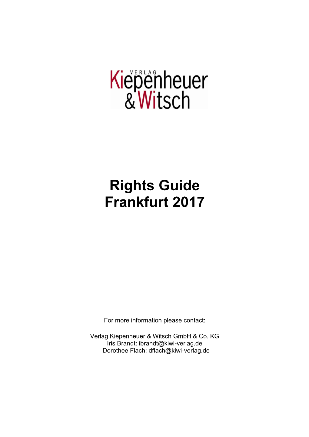 Rights Guide Frankfurt 2017
