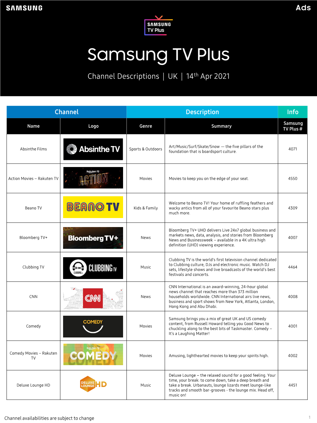 Samsung TV Plus