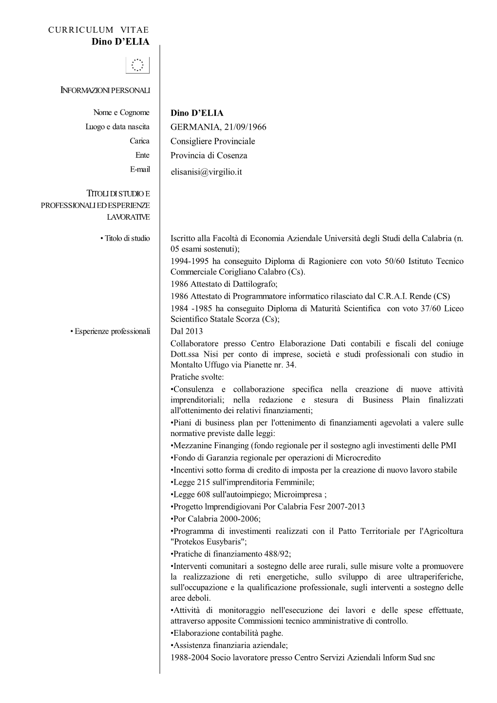 Curriculum Vitae