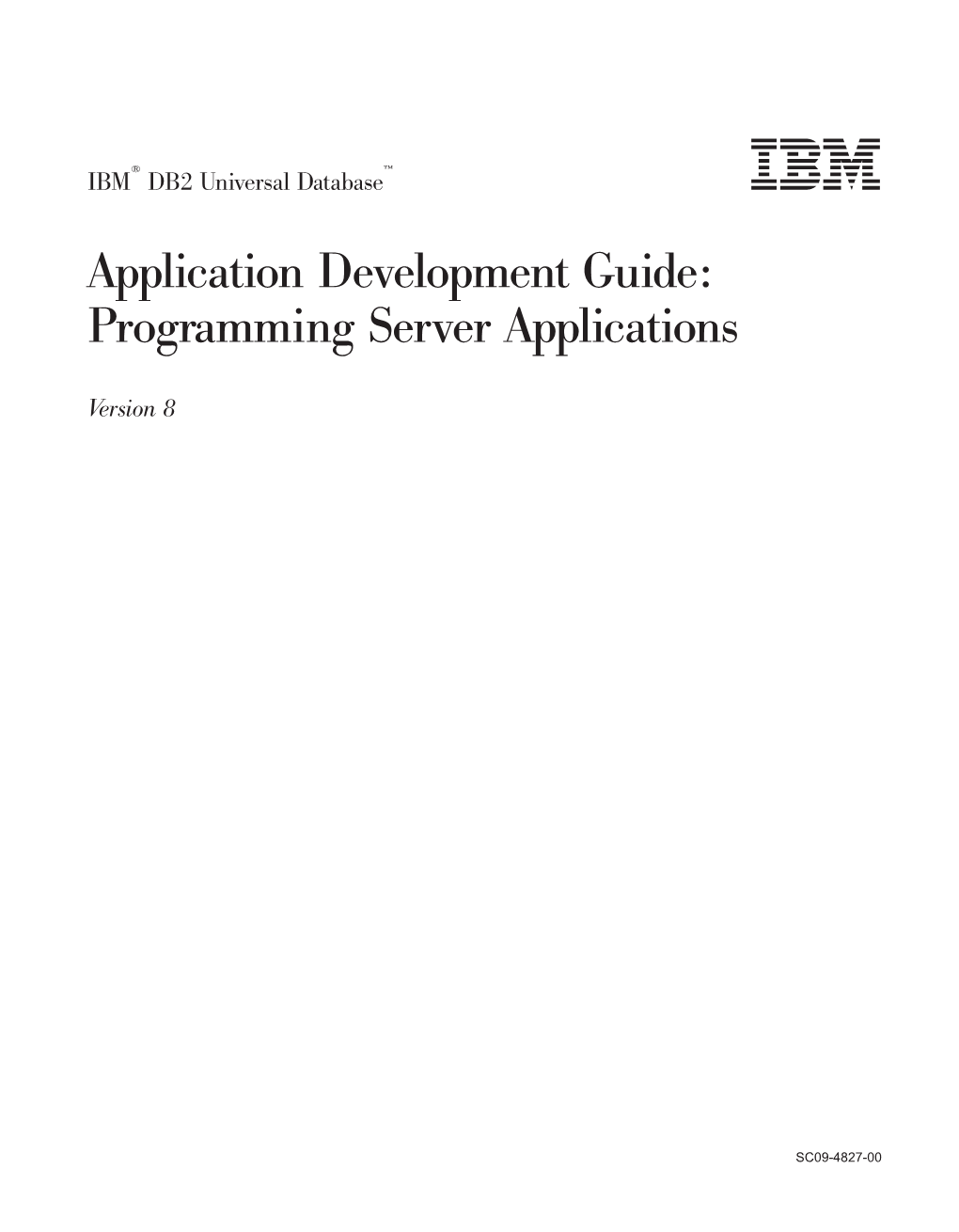 Programming Server Applications
