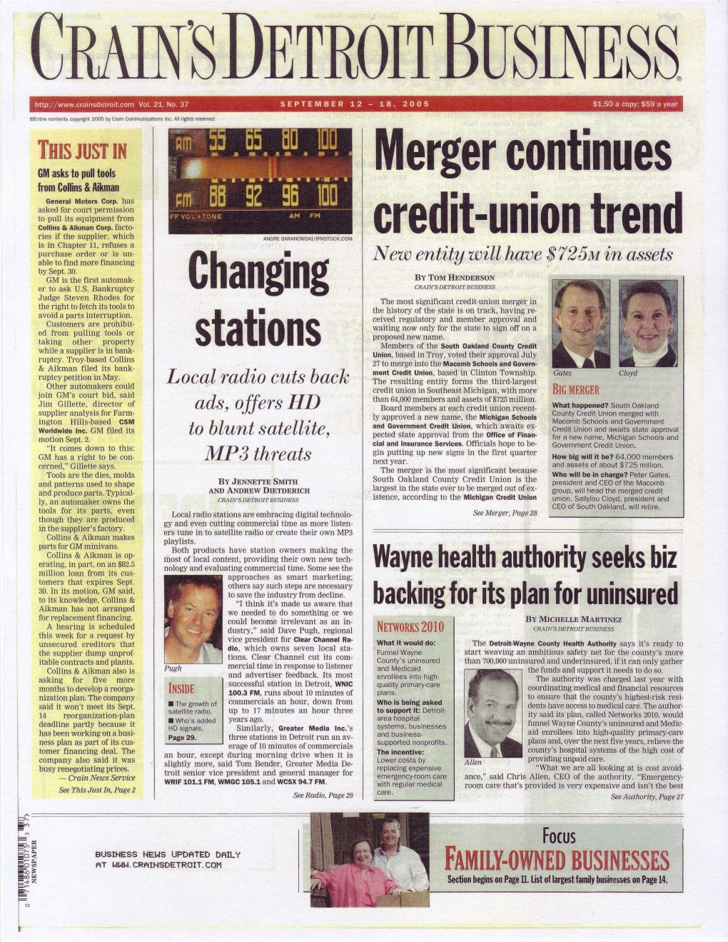 Merger Gontinues Credit-Union Tred