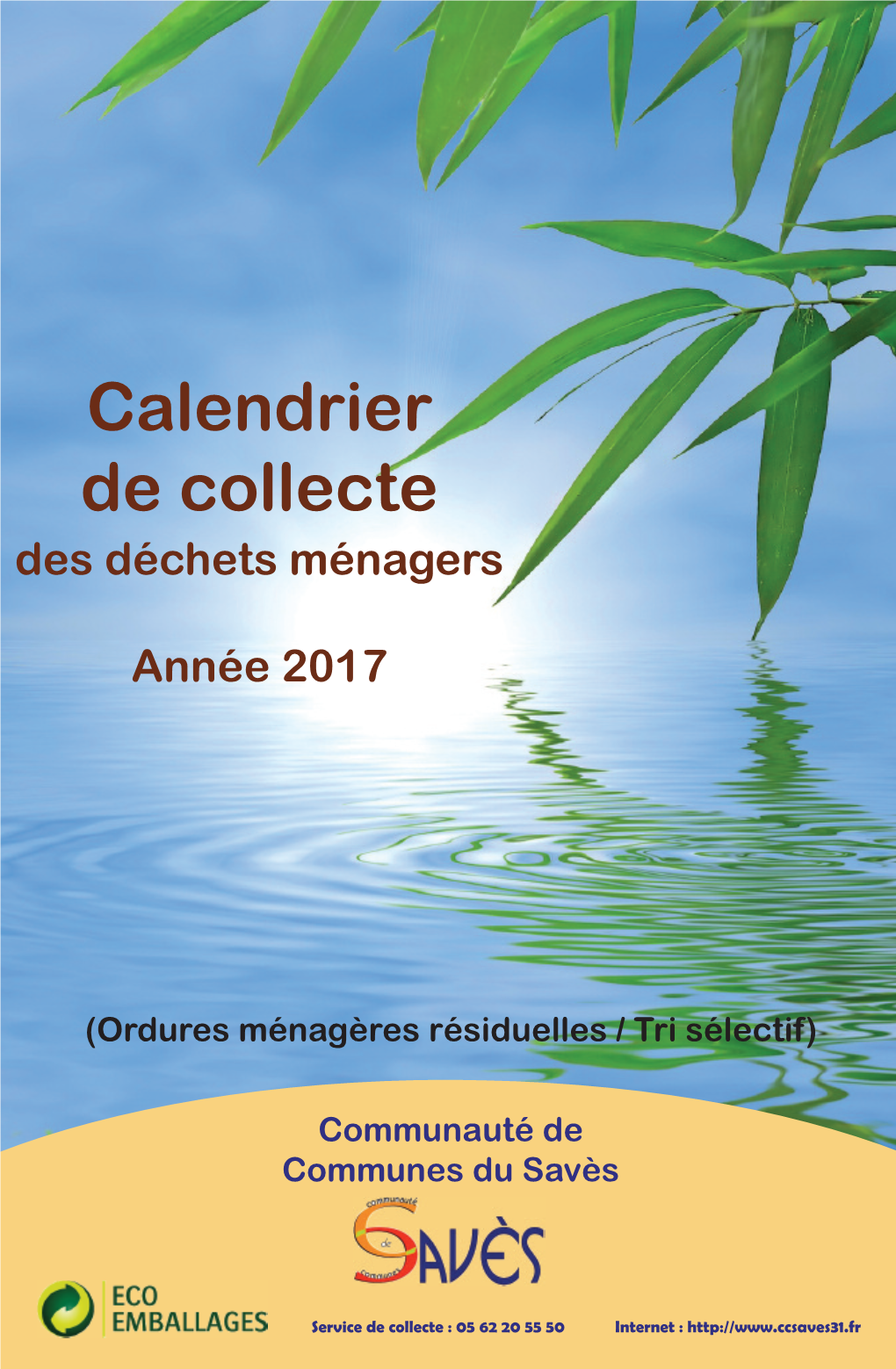 Calendrier De Collecte Des Déchets Ménagers