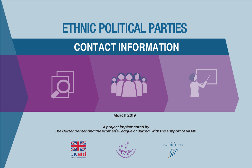 Contact List of Ethnic Political Parties