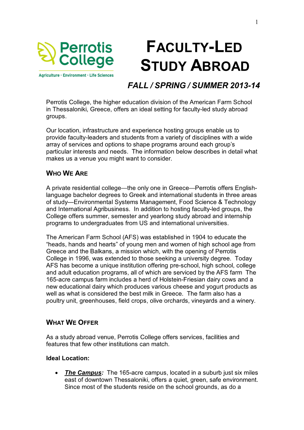 Faculty-Led Study Abroad