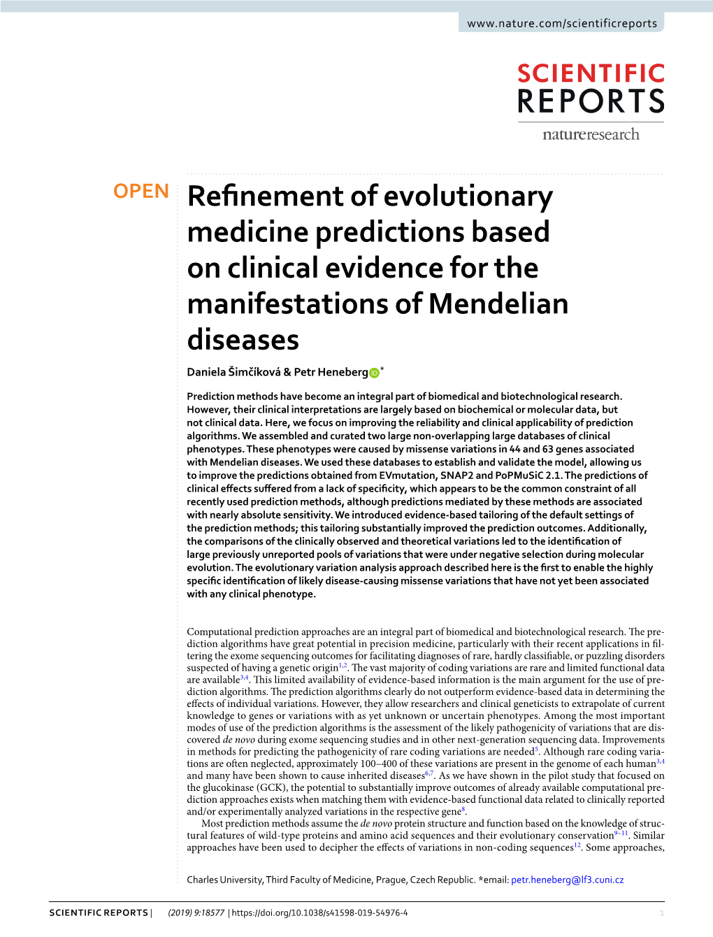 Refinement of Evolutionary Medicine Predictions Based on Clinical