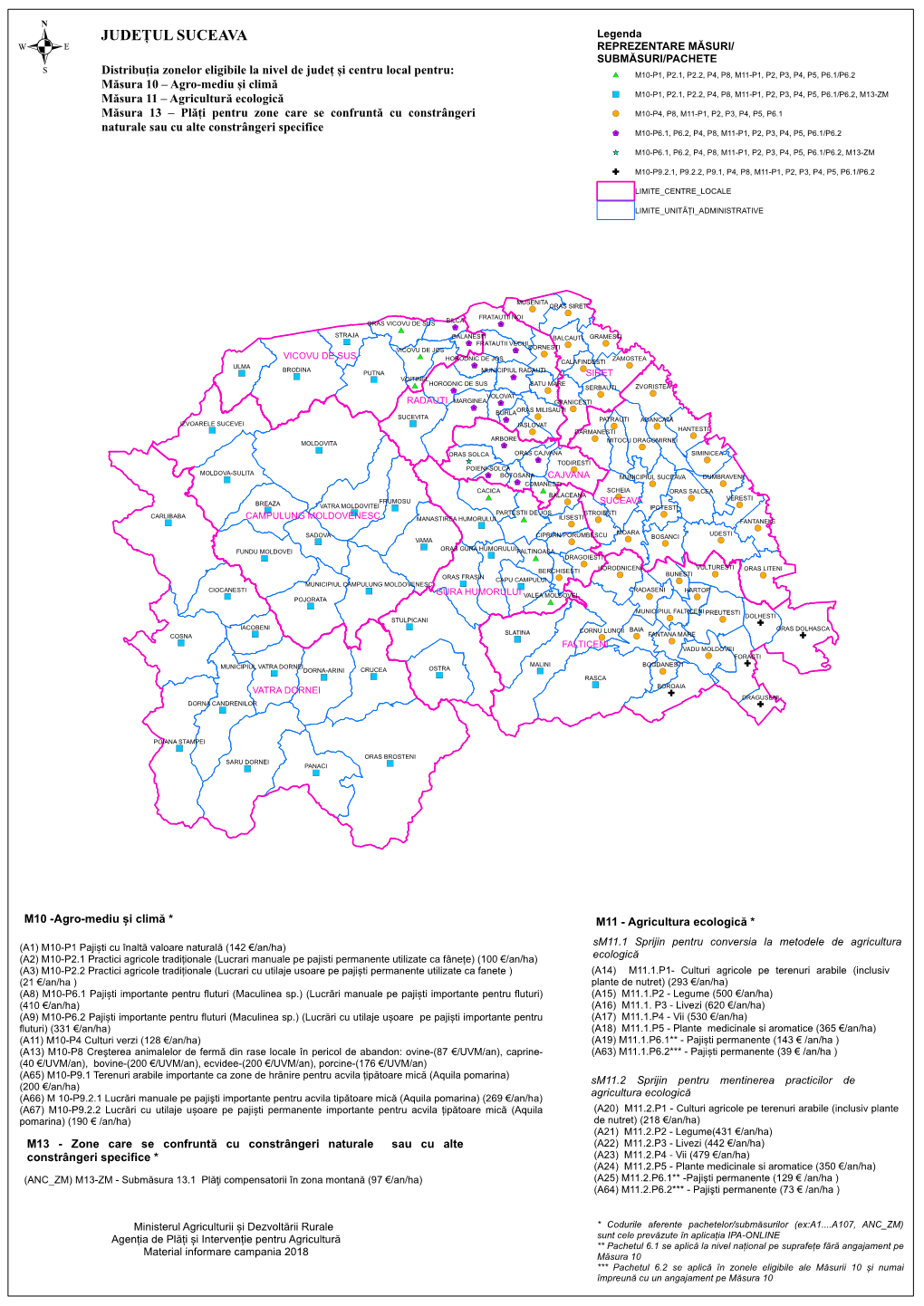 SUCEAVA Legen Da REPREZENTARE MĂSURI/ SUBMĂSURI/PACHETE