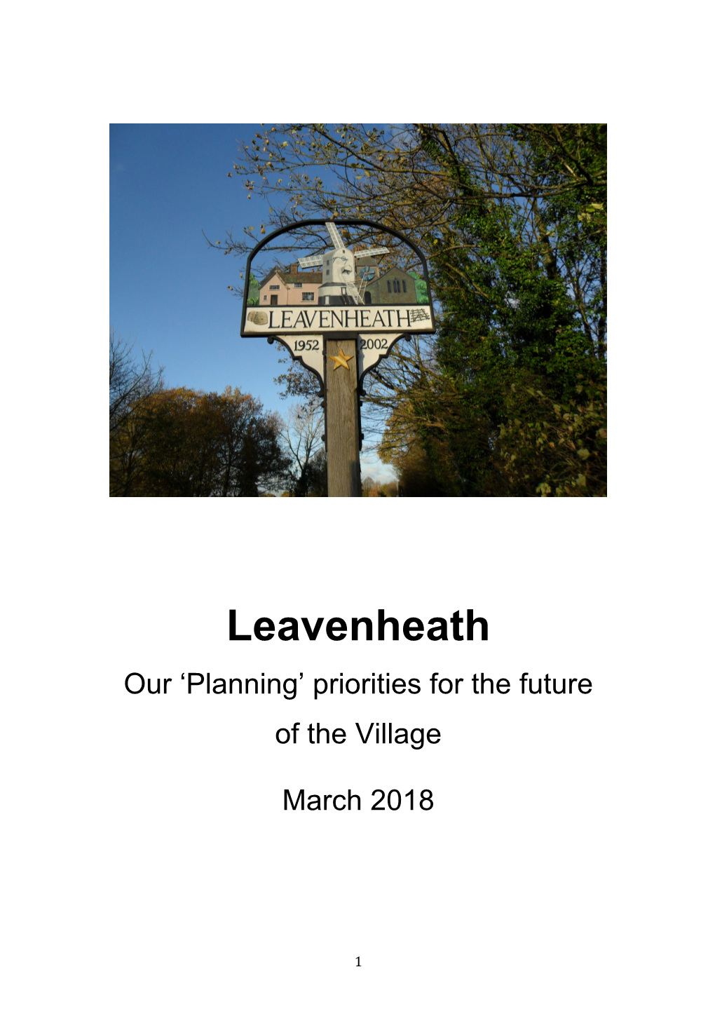 Leavenheath Plan
