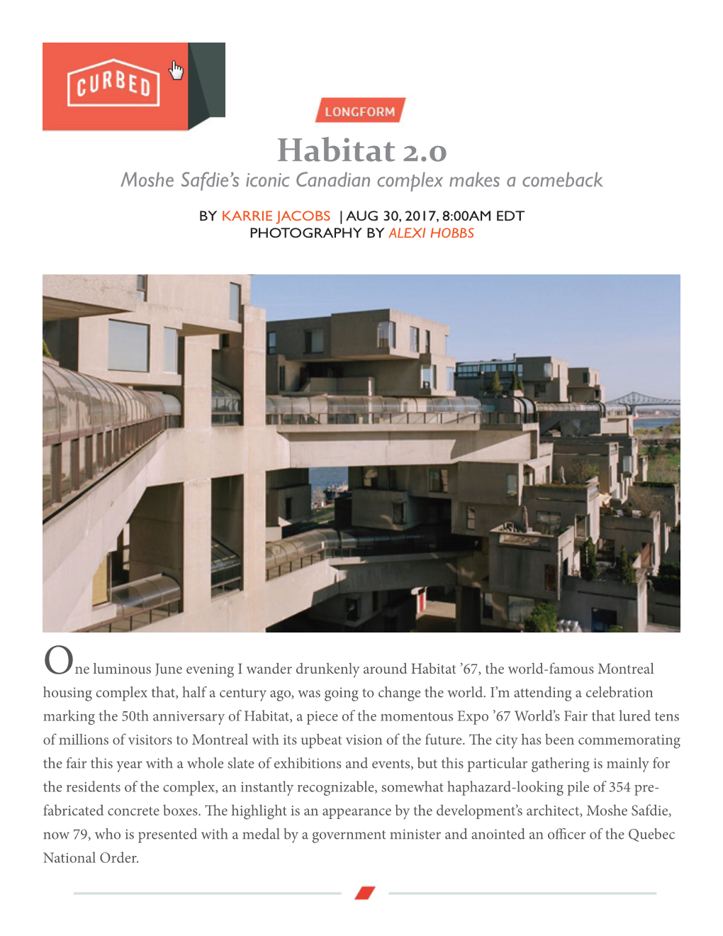 Habitat 2.0 Moshe Safdie’S Iconic Canadian Complex Makes a Comeback