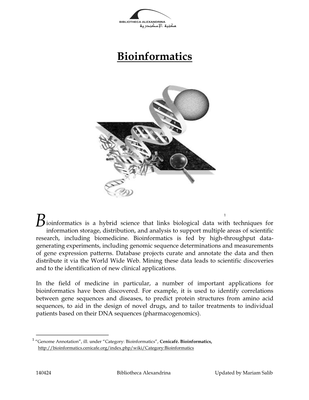 Bioinformatics