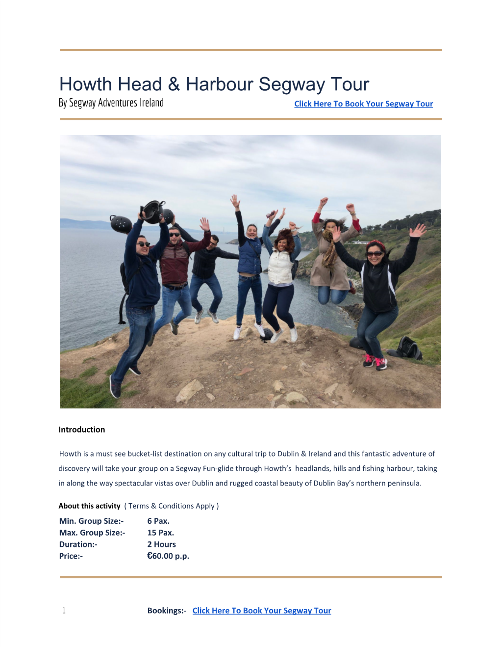 Howth Head & Harbour Segway Tour