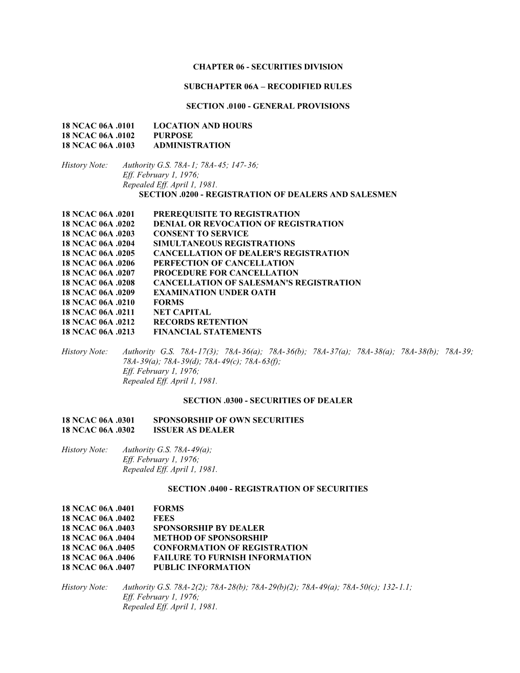 Chapter 06 Securities Division