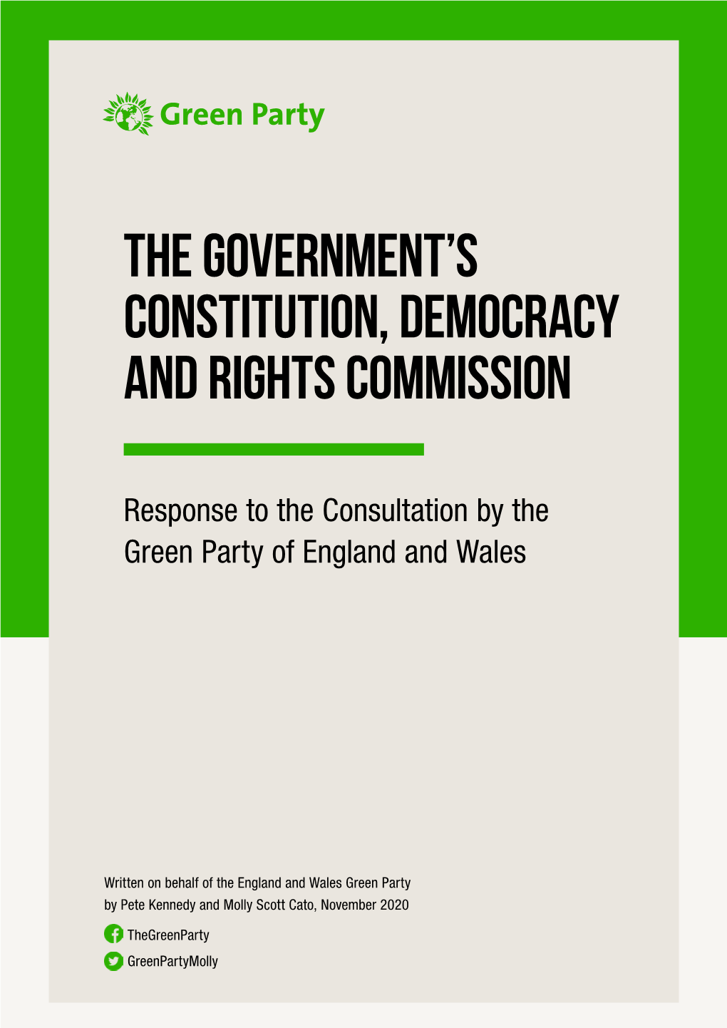 The Government's Constitution, Democracy And