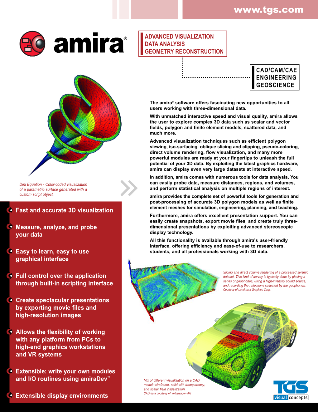 Amira® Software Offers Fascinating New Opportunities to All Users Working with Three-Dimensional Data