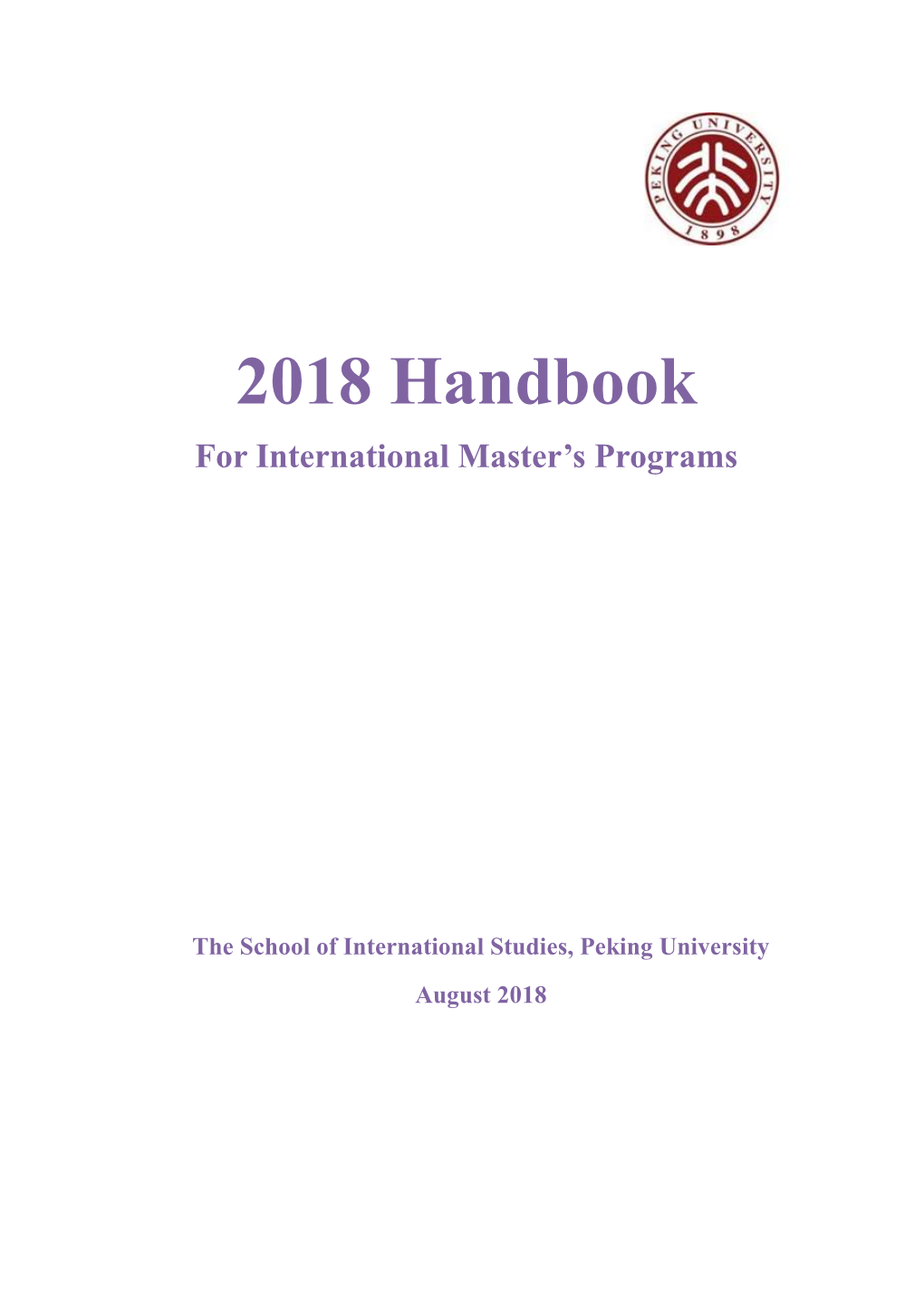 2018 SIS Handbook