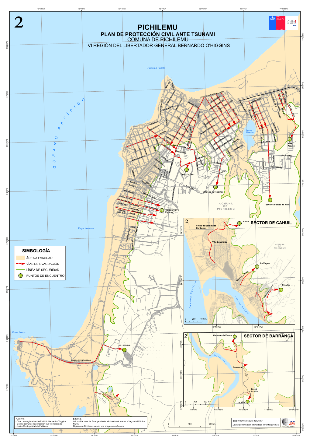 Pichilemu Plan De Protección Civil Ante Tsunami