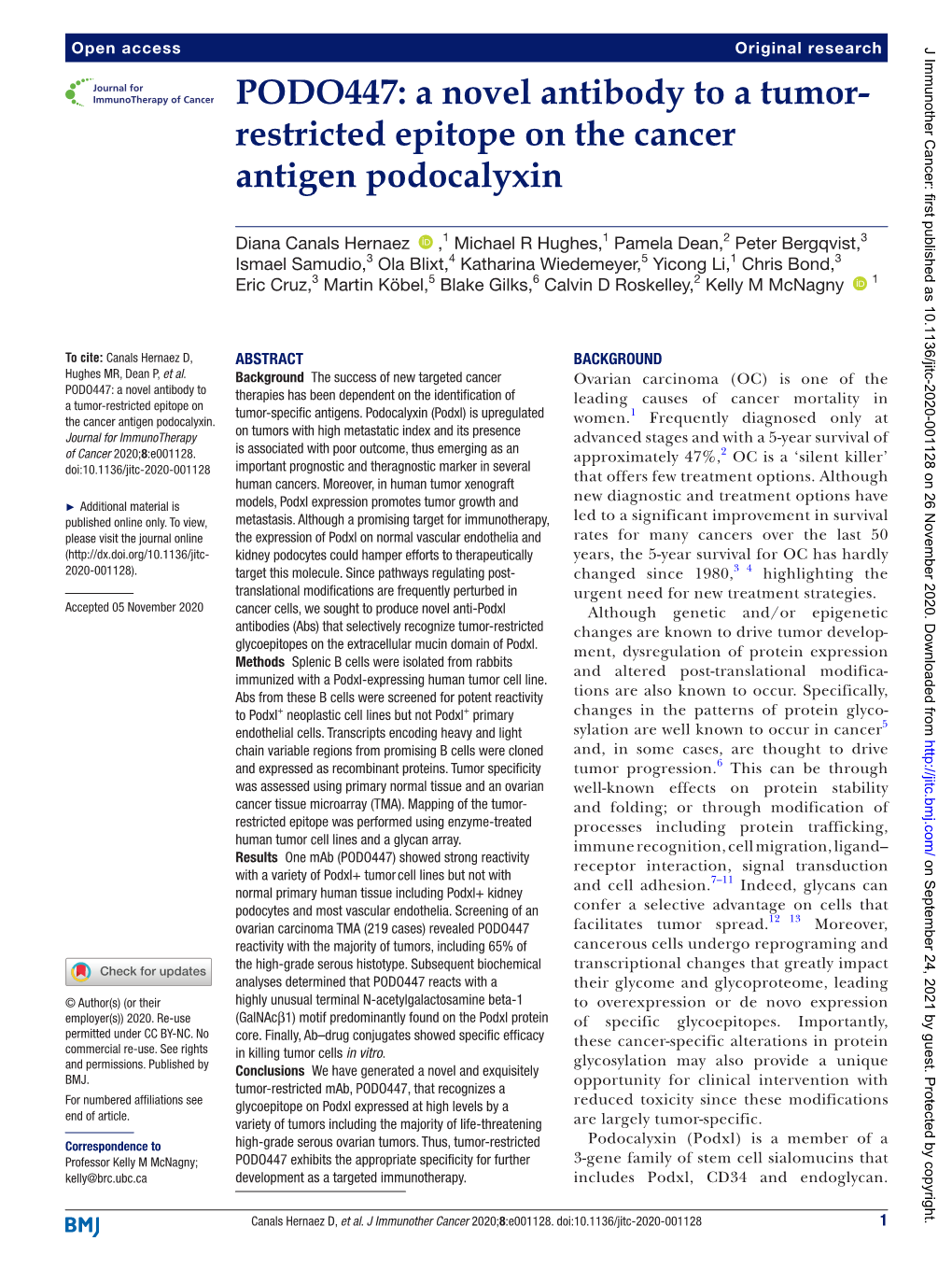 A Novel Antibody to a Tumor-Restricted Epitope on the Cancer Antigen