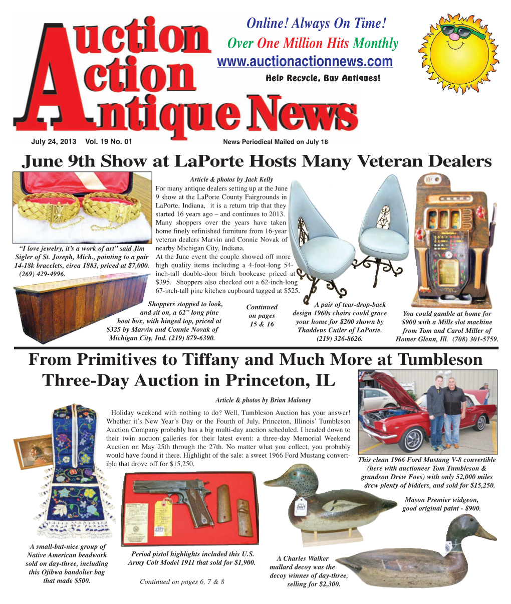 Over One Million Hits Monthly Help Recycle, Buy Antiques!