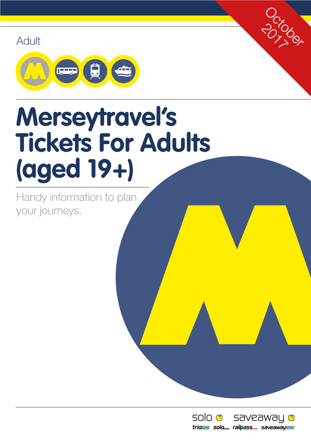 Merseytravel's Tickets for Adults (Aged 19+)