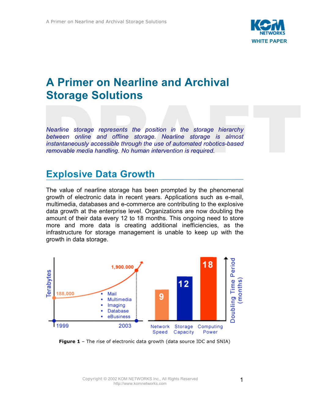 A Primer on Nearline and Archival Storage Solutions
