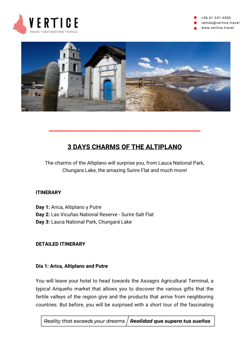 3 Days Charms of the Altiplano