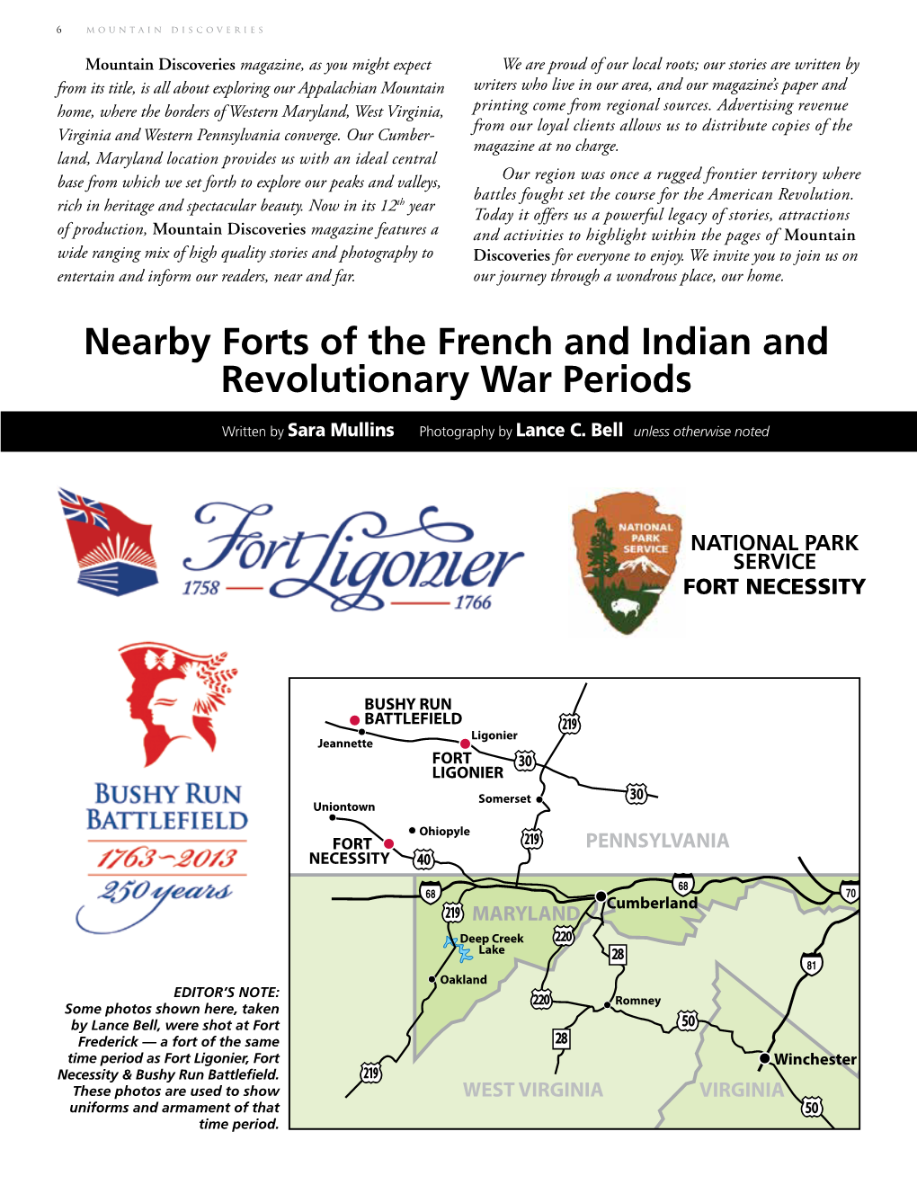 Nearby Forts of the French and Indian and Revolutionary War Periods