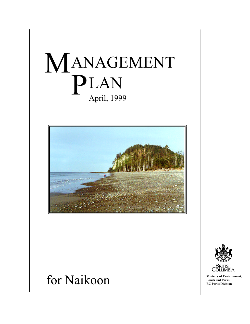 Naikoon Management Plan