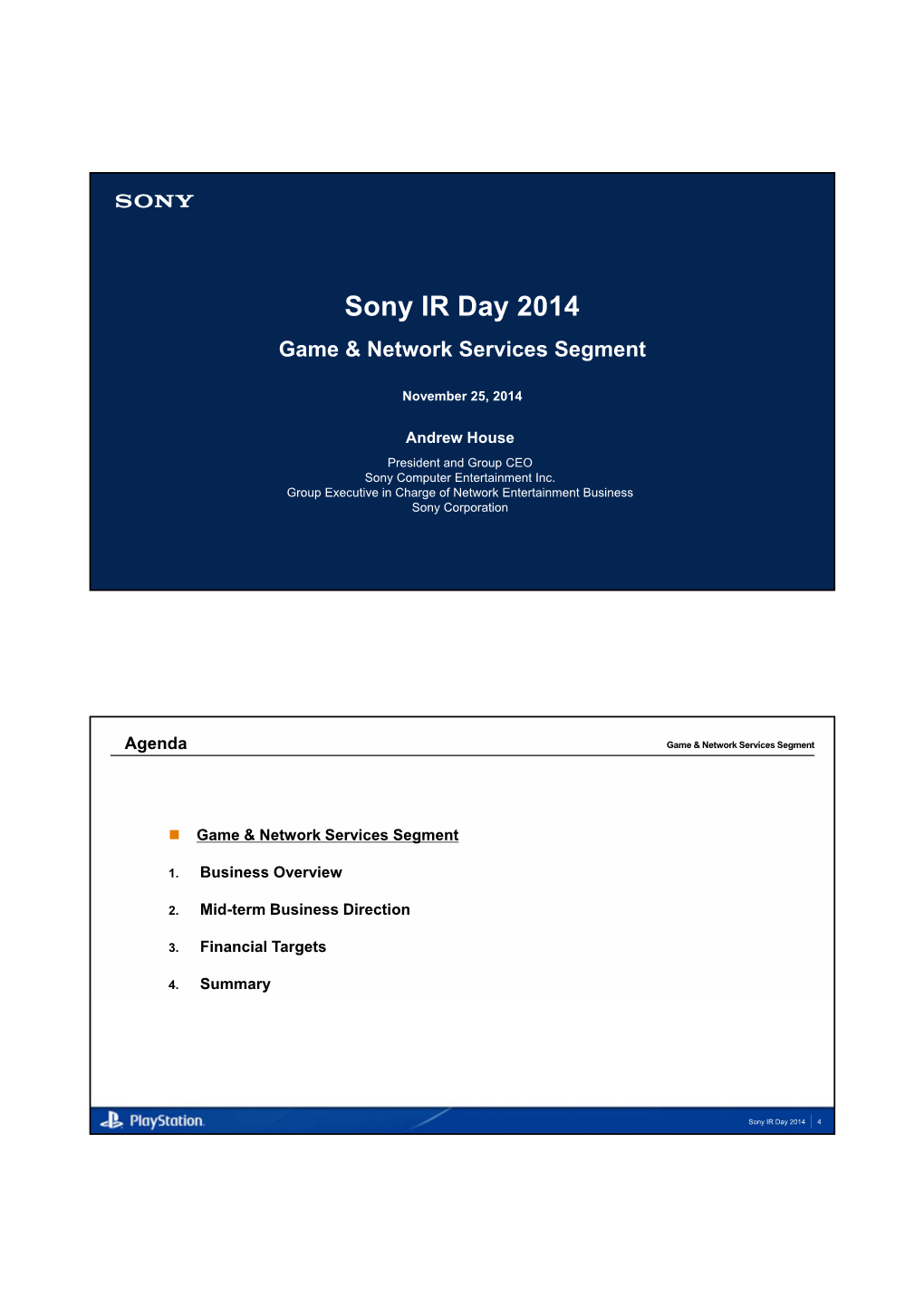 Game & Network Services Segment