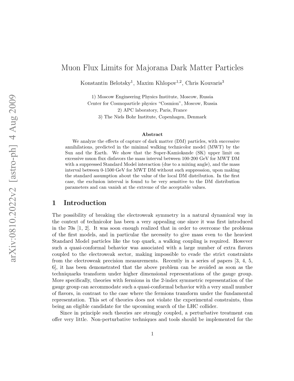Muon Flux Limits for Majorana Dark Matter Particles